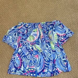 LILY PULITZER OFF SHOULDER TOP